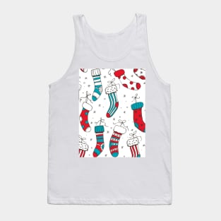 Christmas socks Tank Top